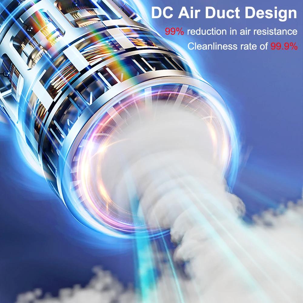 Автомобильный пылесос 95000PA, мощный беспроводной мини-ручной портативный пылесос для автомобильной очистки с сильным всасыванием