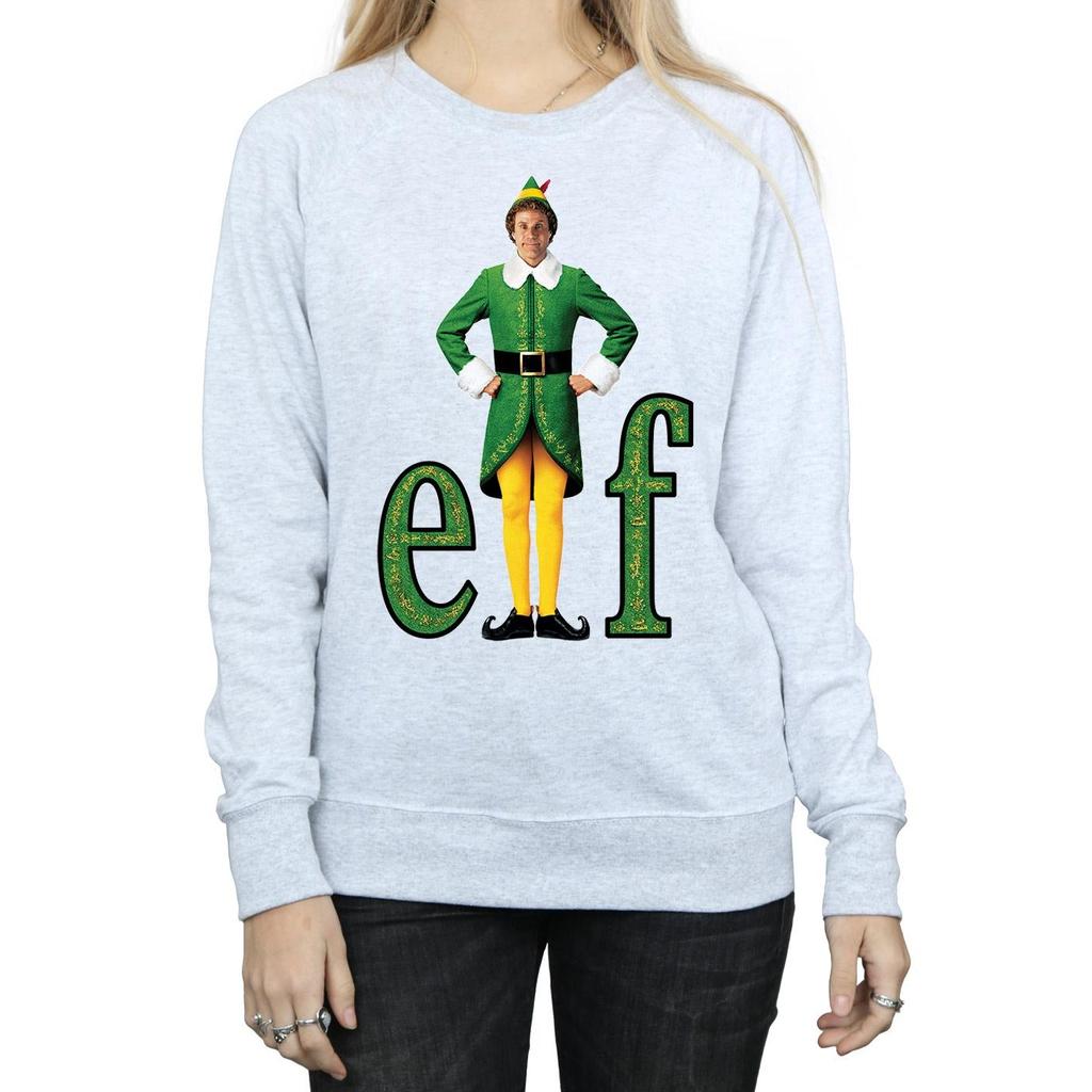 Elf Womens/Ladies Buddy Logo Sweatshirt