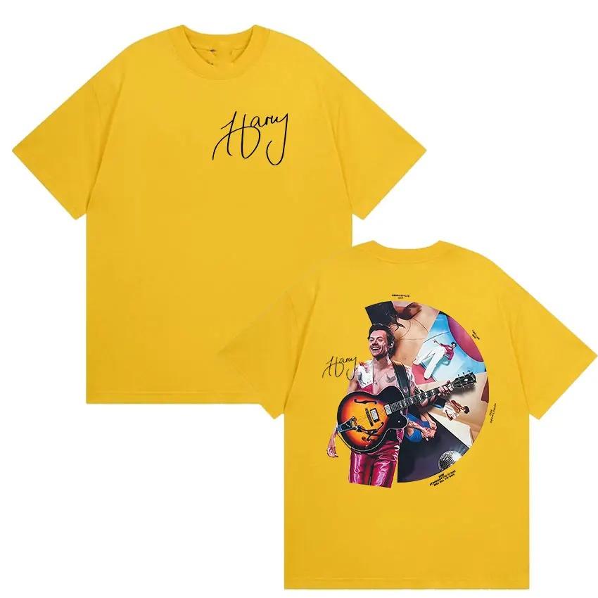 Casual Cotton Tshirt Streetwear Rapper Harry Styles Album 2026 Graphic T Shirt Unisex Hip Hop Retro Fashion Short Sleeve Tshirt