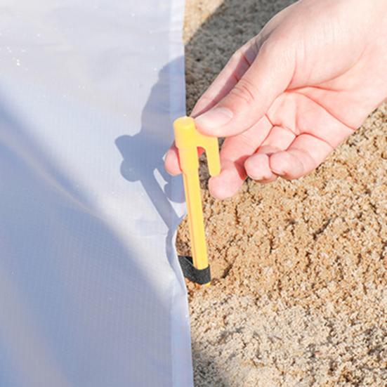 1 Набор Детский Плескательный Бассейн Пляжное Одеяло с Сумкой для Колышков Легкий Портативный Складной 2-в-1 Летние Каникулы Малыши Плескательный Бассейн Уличный Коврик для Кемпинга