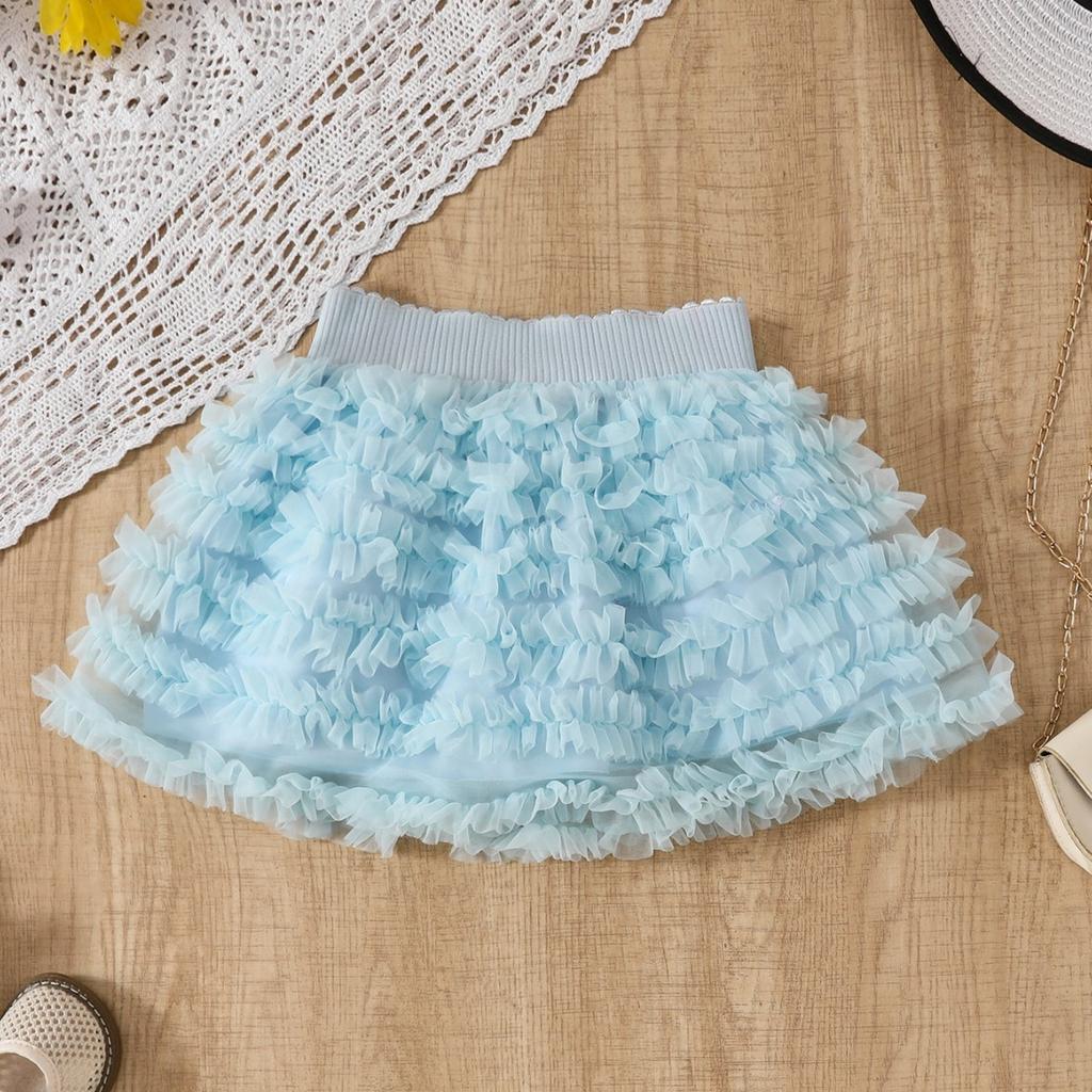 Универсальная юбка принцессы для девочек - Пышная короткая юбка для детей