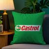 Logo C-Castrol Pillow Case Plush Fabric Soft Double Sided Print Home Sofa High Quality Cushion Cover Throw