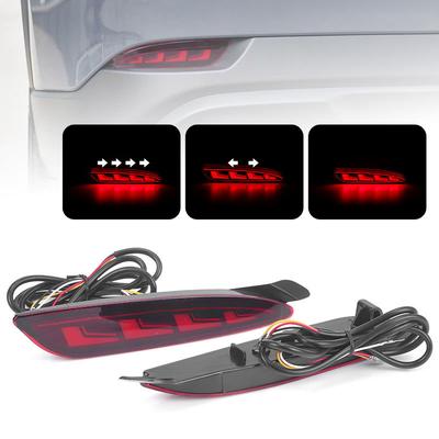 Светодиодные отражатели заднего бампера для Mazda CX-5 CX5 22-23 Mazda 3 Hatchback 6 Atenza 19-22 Светодиодный указатель поворота, ДХО, стоп-сигнал
