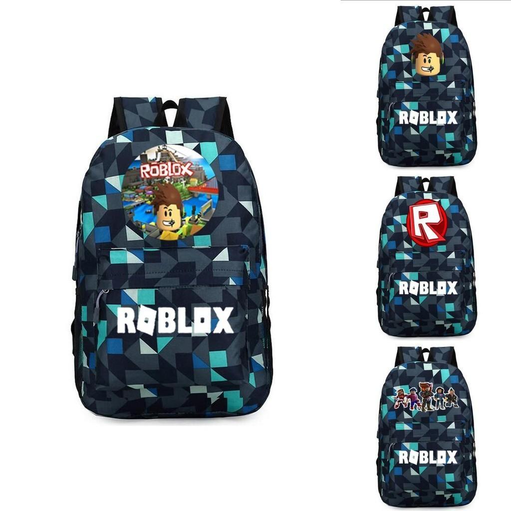 Стильный рюкзак Roblox для детей с ярким мультяшным рисунком и большим объемом