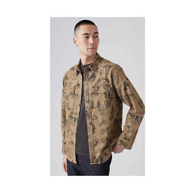 Levi's® Relaxed Fit Western рубашка с длинным рукавом