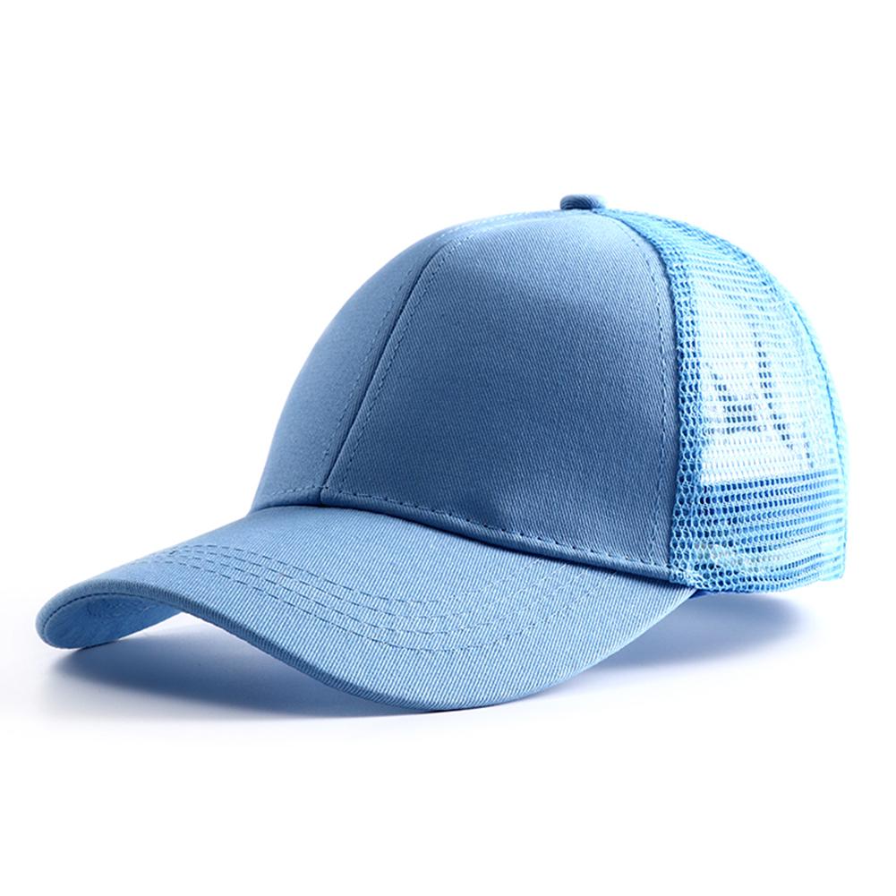 Новая летняя сетчатая кепка-тракер с камуфляжным рисунком, кепка-snapback, женская шляпа, стильная небрежная прическа пучок, хвост, бейсболки для женщин