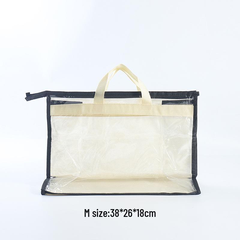 PVC Transparent Dust Cover for Hanging Handbag Storage - Waterproof Leather Bag Protector