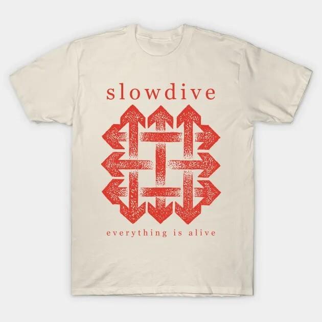 Slowdive - Everything Fanmade Sand All Size unisex Shirt AM08