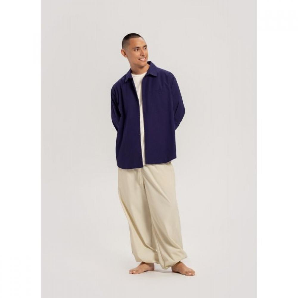 Budhi Mudra Diagonal Jogger Pants Bone White B61003apl44 V08