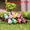 Artificial Little Bird Figurine Animal Model Home Decor Mini Garden Accessories