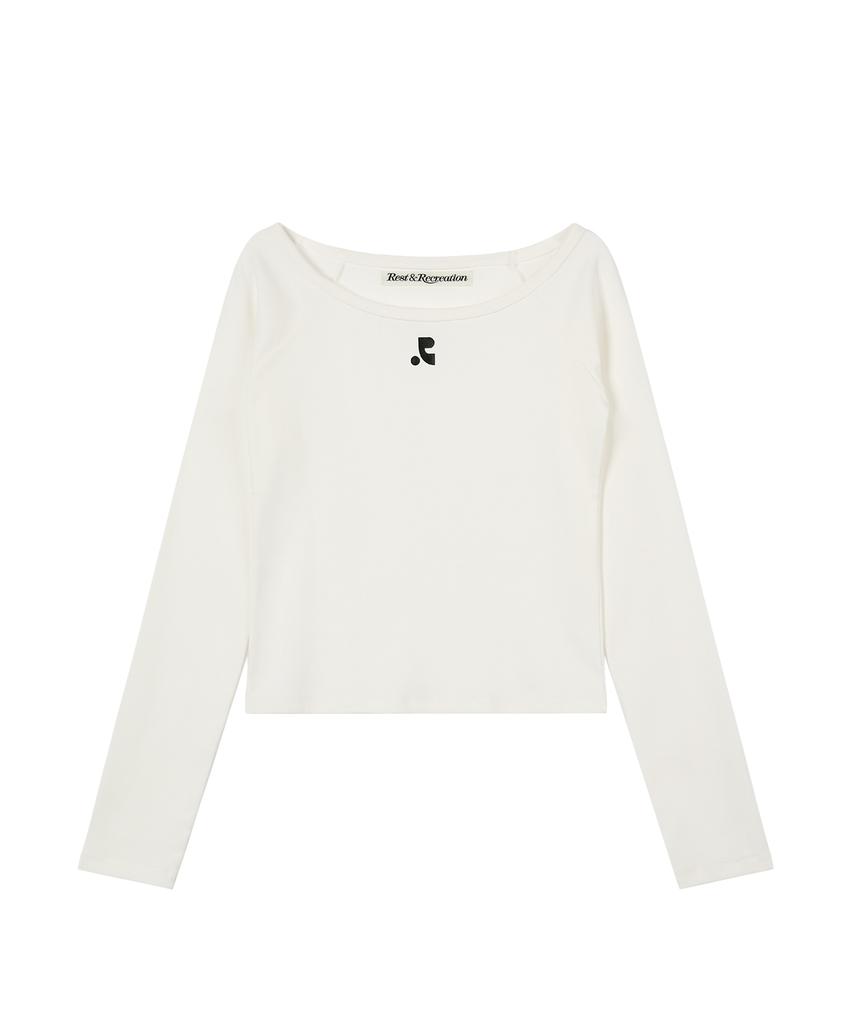 REST&RECREATION U-Neck Raglan Top - Ivory
