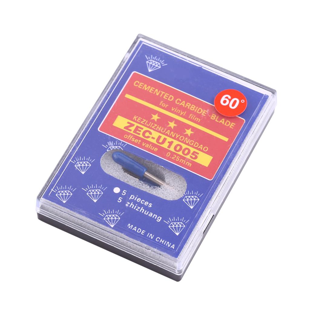10pcs Plotter Cutter Knife Cemented Carbide Blade For Vinyl Cutting 30 Deg 45 Deg 60 Deg