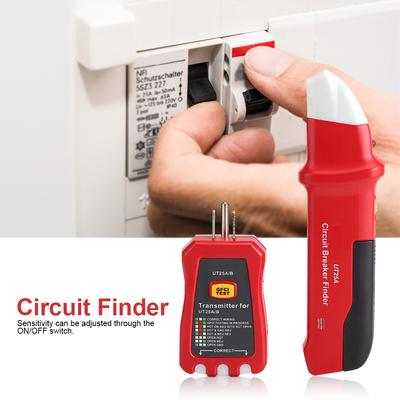 Circuit Finder Тестер цепей Профессиональный искатель выключателей Регулируемая чувствительность Тестер розеток Диагностический инструмент
