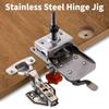 Hinge Installation Door Hinge Template Positioning Hinge Slotting Locator Hole Guide Jig DIY