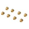 8Pcs 1 24 RC Hex Nut Brass Wear Resistant RC Wheel Lock Nut Replacement for Axial SCX24 5mm   0.2in