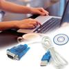 1/2Packs USB 2.0 To RS232 COM Port Serial Port 9 Pin DB9 Cable Adapter Convertor With Female Adapter With CD For Windows 10/7/8
