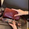 Retro Versatile Small Bag Crossbody Bag Women's New Cowhide Women's Bag Fashion High-end Underarm Bag Shoulder Bag