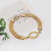 Stainless Steel Cuban Chain Bracelet Vintage Mesh Luxury Fashion Unisex Jewelry for Men Women Daily Wear