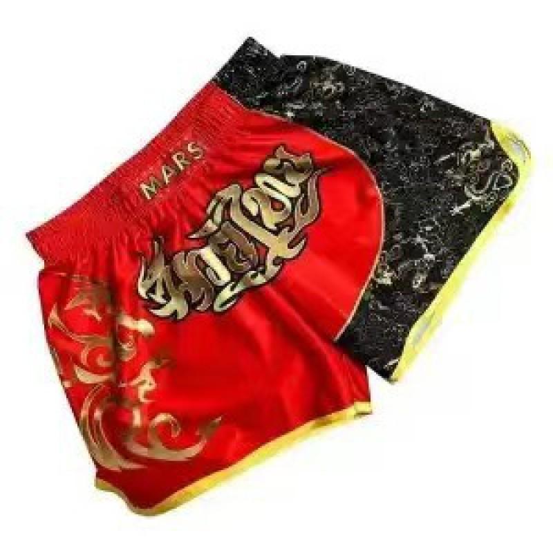 Mens MMA Shorts Boxing Training Pants Muay Thai Sanda Combat Sports Gym Workout Lightweight Stretch Fabric