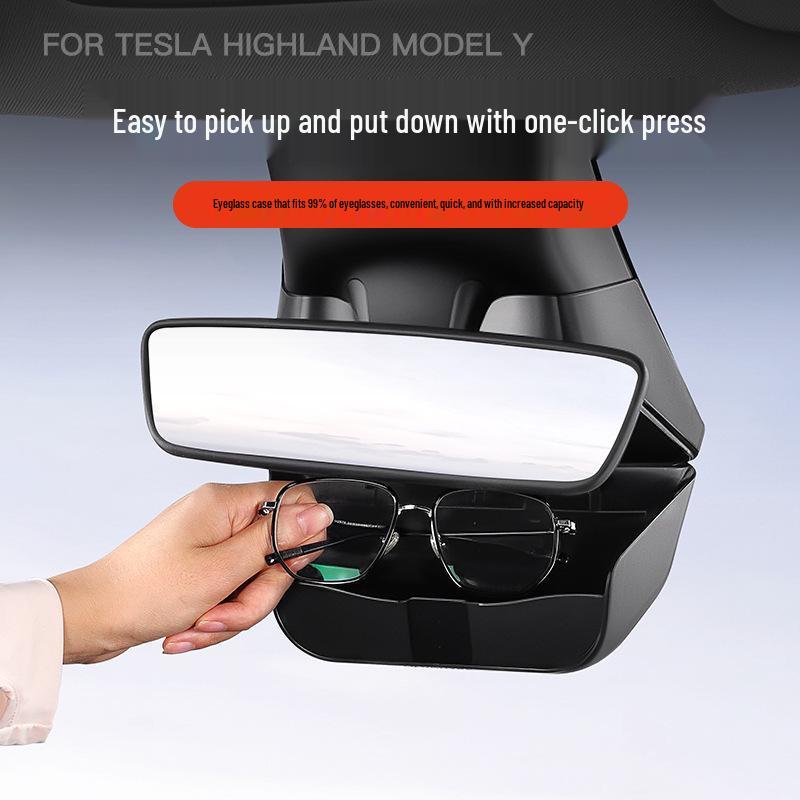 Tesla Model Y/Model YL 6-Seater Sunglasses Case & Clip