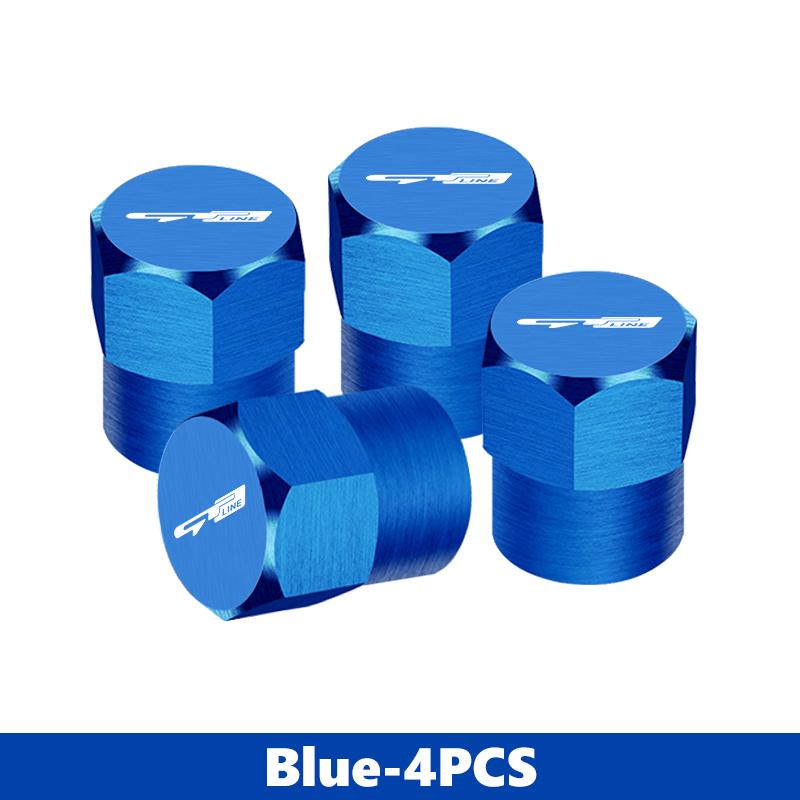 AID1 Aluminum Car Tire Valve Caps Cover Waterproof Dust Accessories For KIA sportage ceed sorento cerato optima picanto rio