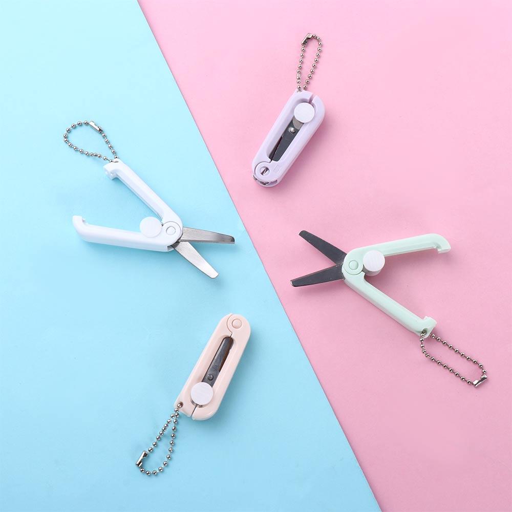 Hand Scissors Art Tool Folding Design Stainless Steel Scissors Folding Scissors Adjustable Scissors