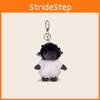 Otter Penguin Sheep Bear Plush Animal Keyring With Soft Fabric For Bag Charm And Key Holder