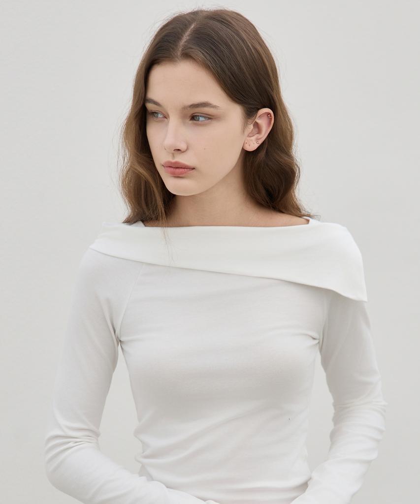ELLIOTI Off Shoulder Ls Ts_2Color