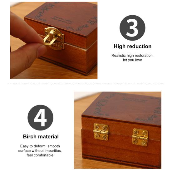 Кукольный домик ящик для хранения миниатюрный деревянный ящик ретро ящик для хранения модель с