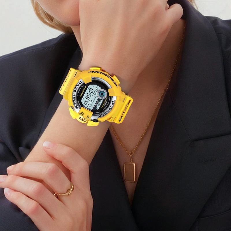 Casio G-SHOCK Серия G-SHOCK FROGMAN, водонепроницаемость 200 метров, кварцевый механизм, полимерный ремешок, японские и корейские часы, тот же стиль для мужчин GF-8250-9JF