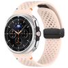 Совместимый ремешок для Samsung Galaxy Watch8: Дышащий силикон с сотовой структурой и магнитной застежкой