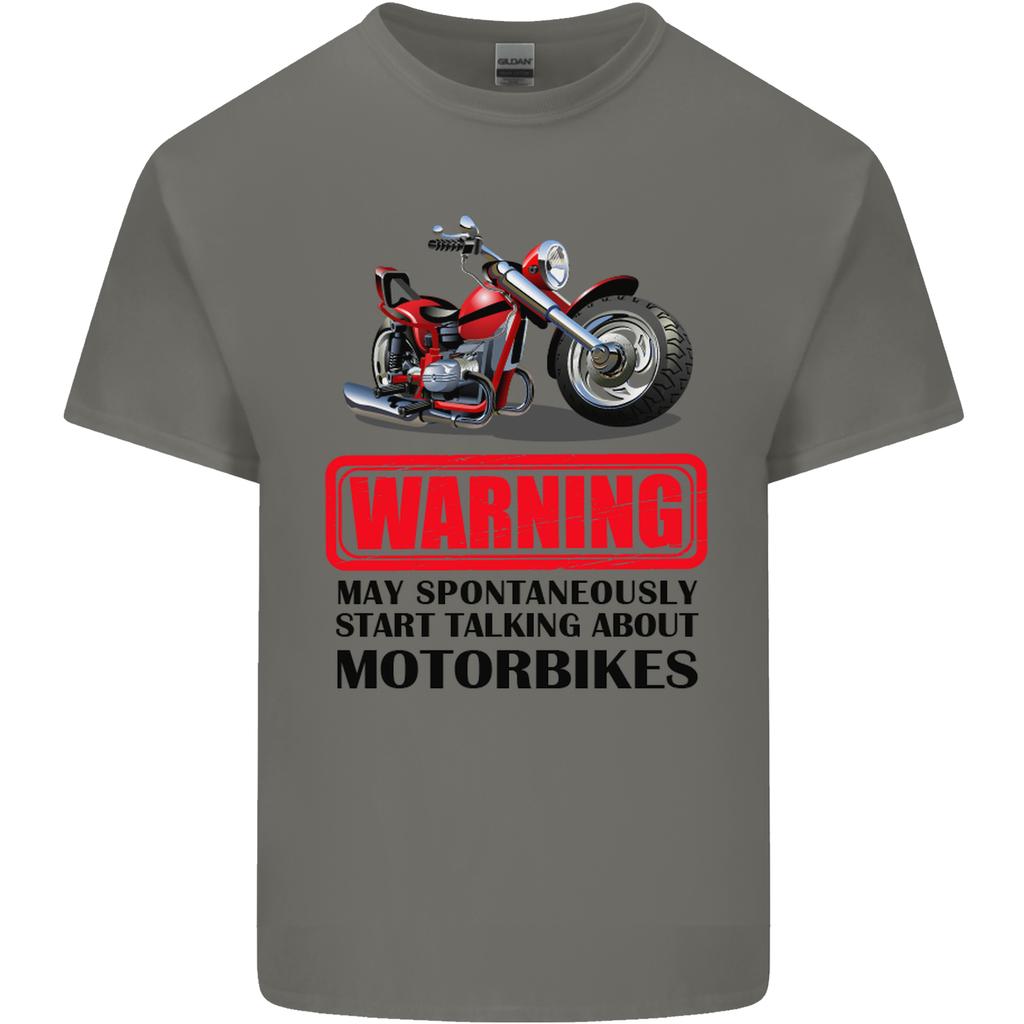 Start Talking About Motorbikes Motorcycle Unisexs Light Cotton TShirt