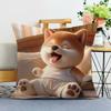 Pet Dog Print Decorative Pillowcase Bedroom Living Room Square Cushion Pillowcase