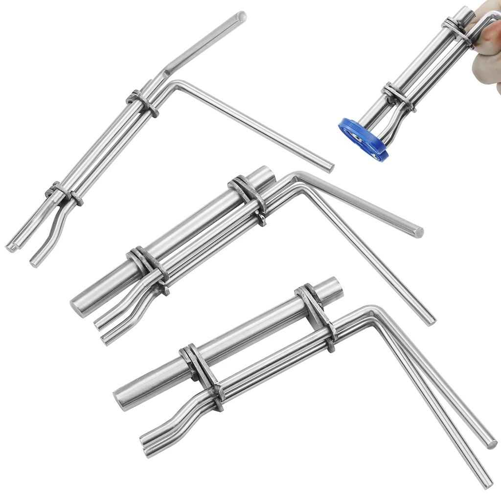 3Pcs Hydraulic Cylinder Piston Rod Seal U-Cup Installation Tool Seal Twistors Install Tool O-Rings Rebuild Installation Tools