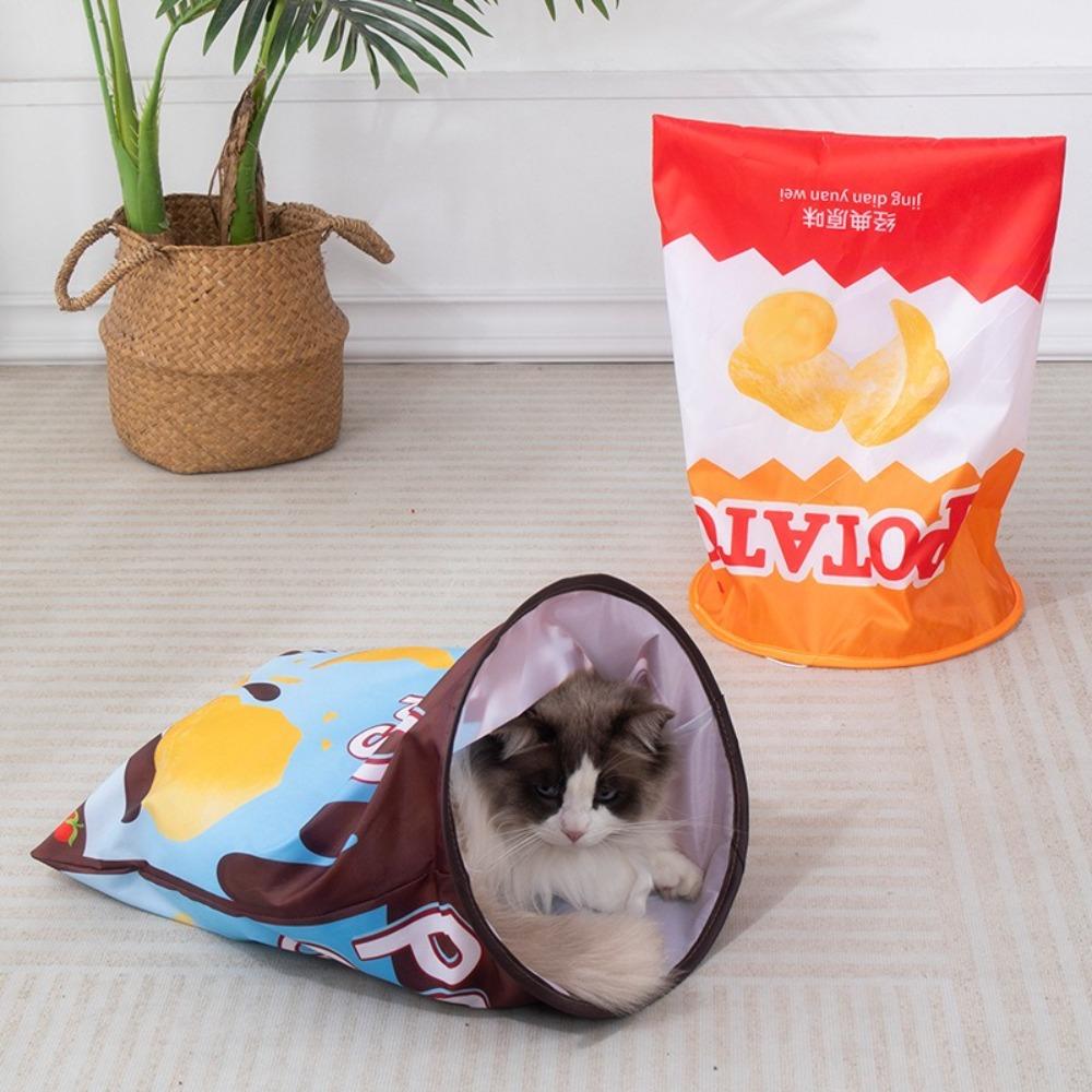 Foldable Cat Drill Bag Indoor Cat Interactive Toys New Pet Tunnel Toys for Pet