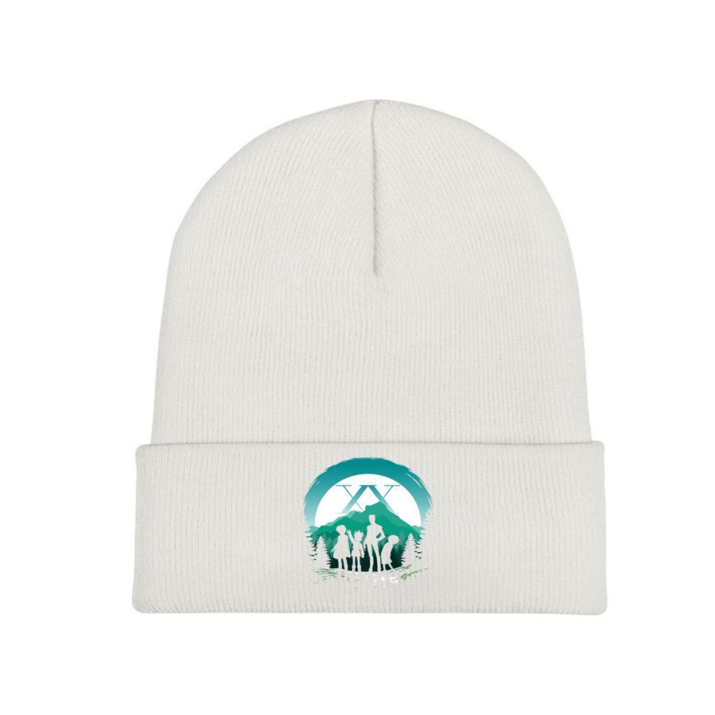 Hunter X Hunter XHunter Team Вязаная шапка для женщин Унисекс Skullies Шапки Зимние шапки Полиэстер Повседневная кепка