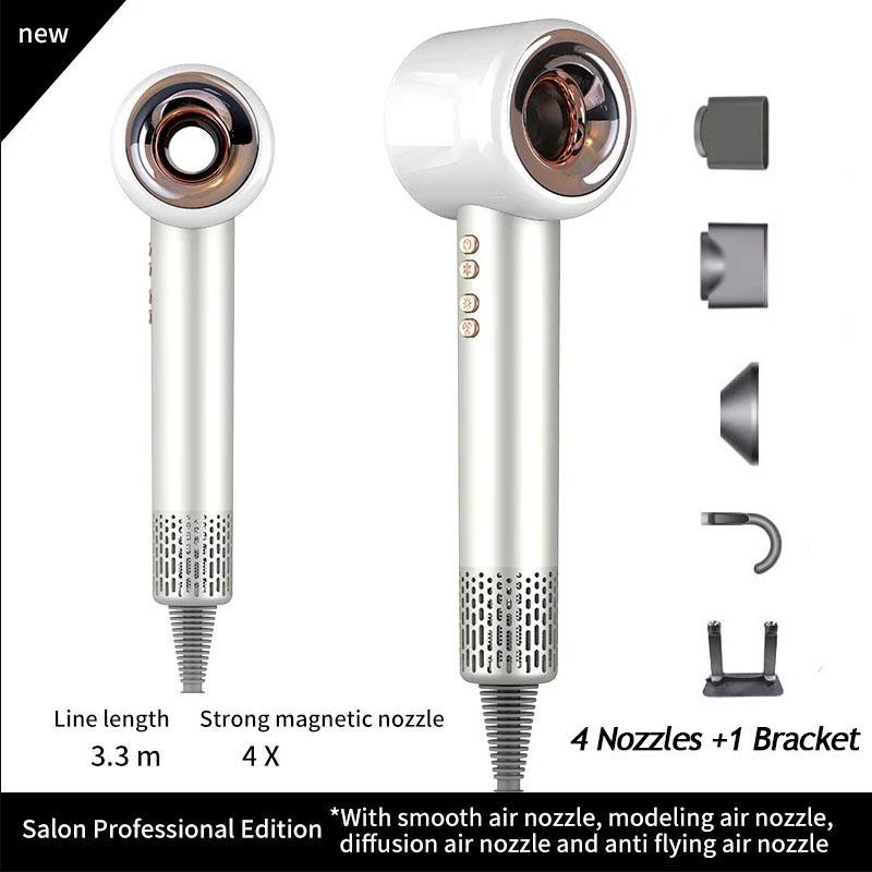 Super High Speed Hair Dryer Negative Ion Hair Care Quick Drying Leafless High Power Low Noise Constant Anion Electric Blow Dry