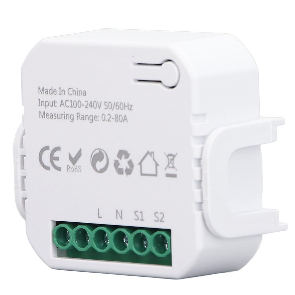 Умный счетчик электроэнергии WIFI Монитор энергопотребления Однофазный 100?240 В переменного тока для Tuya White PJ?1203?W
