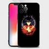 Чехол для телефона Iphone 14 13 12 11 Pro Max Xs Max Xr X 7 8 Plus 12 Mini 6s, силиконовый чехол с черным корпусом, аниме, милый Inuyasha