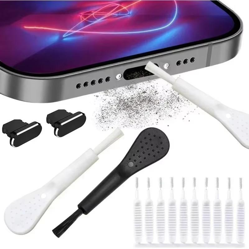 1-13PCS Mobile Phone Speaker Dust Removal Cleaner Tool For iPhone 14 13 Pro Max Earphones Charge Port Dustproof Cleaning Brush2