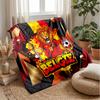 Belgium Football Printed Flannel Blanket Skin Friendly Warm Decorative Throw for Indoor Couch Bed Daily Use
