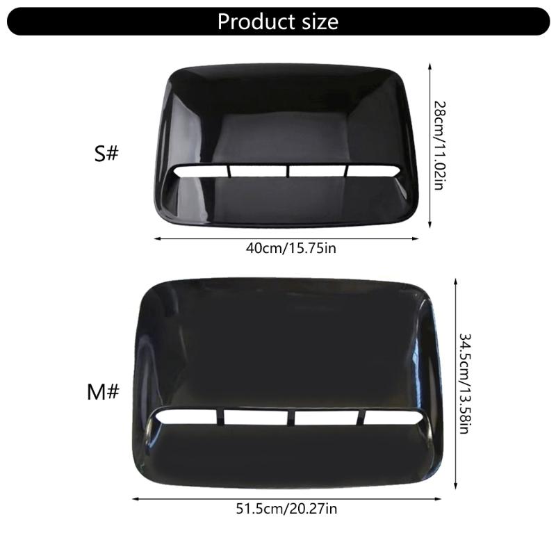 Декоративные воздухозаборники на капот автомобиля, жабры на капот, с формой, практичное охлаждение двигателя и эстетика для большинства транспортных средств