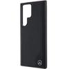 Mercedes Leather Debossed Line Magsafe Case For Samsung Galaxy S24 Ultra - Black
