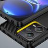 Xiaomi Redmi Note 12 Pro+ Силиконовый чехол Carbon Flex - Черный Защитный чехол