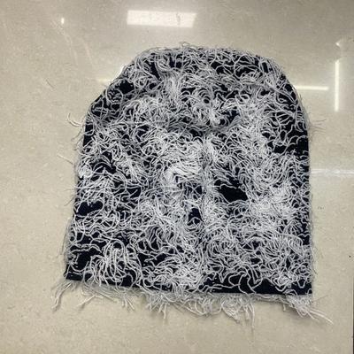 1 шт. Потертая камуфляжная шапка-бини, пушистые зимние шапки, толстые теплые шапки для головы, снежные шапки-черепа для мужчин, для улицы, лыжная вязаная шапка, осенний наряд