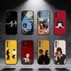 Чехол для телефона Classic Movie P-Pulp F-Fiction для Samsung S25,S24,S21,S22,S23,S30,Ultra,S20,Plus,Fe,Note,5G Черный