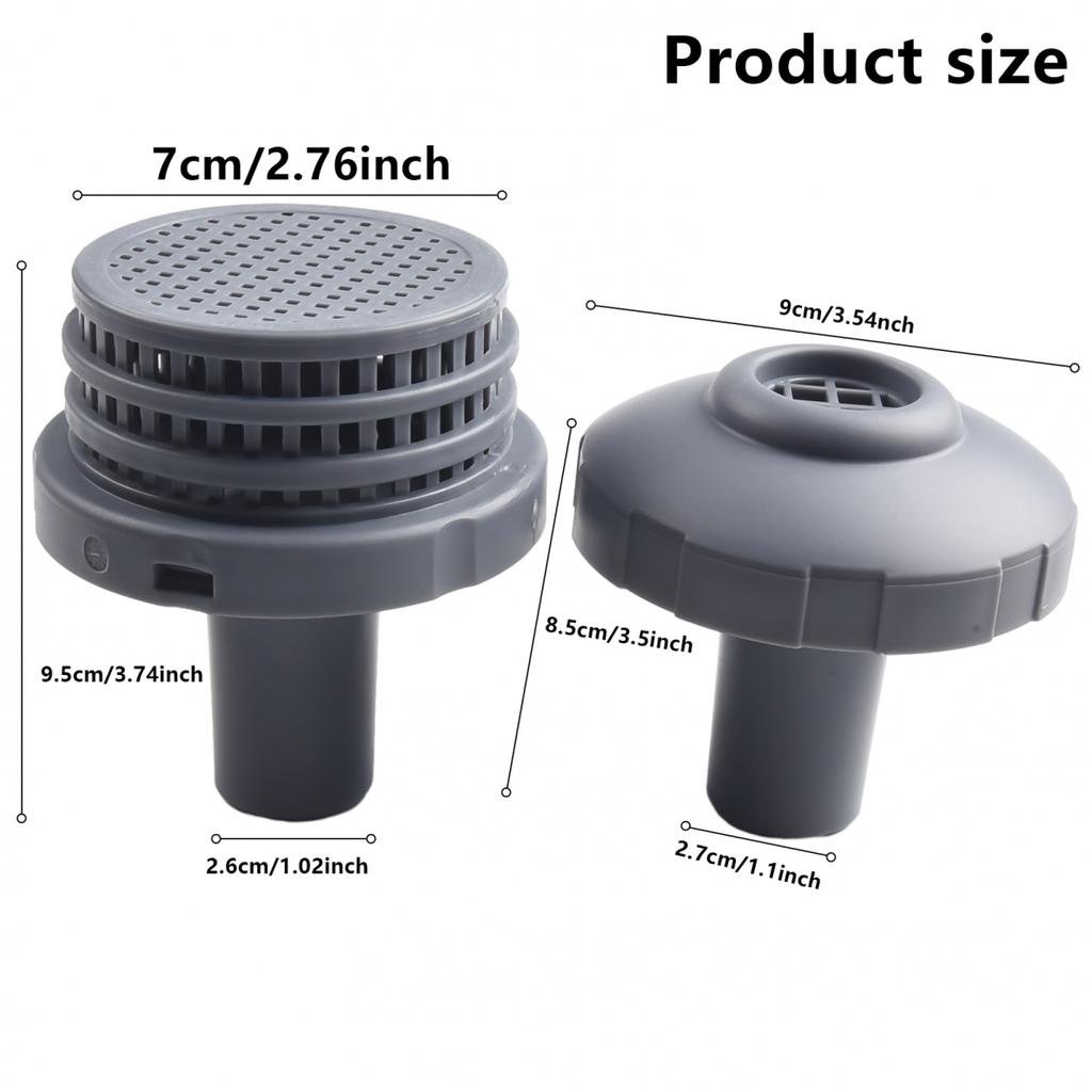 Pool Screen Mesh Easy To Use Inlet Strainer Connector 32mm Pool Inlet Jet Nozzle