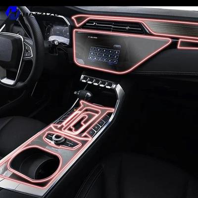 Для Ford Territory -2024 Защитная наклейка на центральную консоль салона автомобиля Декоративная полоса в салоне Защитная наклейка из ТПУ