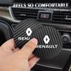 For Renault 2026 New Hub Caps For Renault Megane 2 3 4 Twingo Clio Talisman Captur Trafic Kwid Car Carbon Fiber Textured Coaster