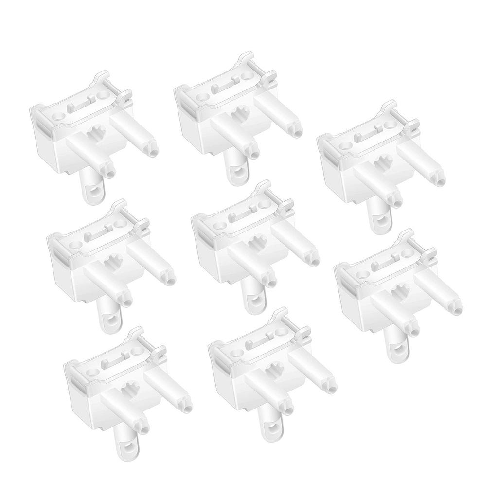 Запасные части для управления вертикальными жалюзи, белые, простые в установке, стержни управления для дома и офиса, 6/8/10 шт.